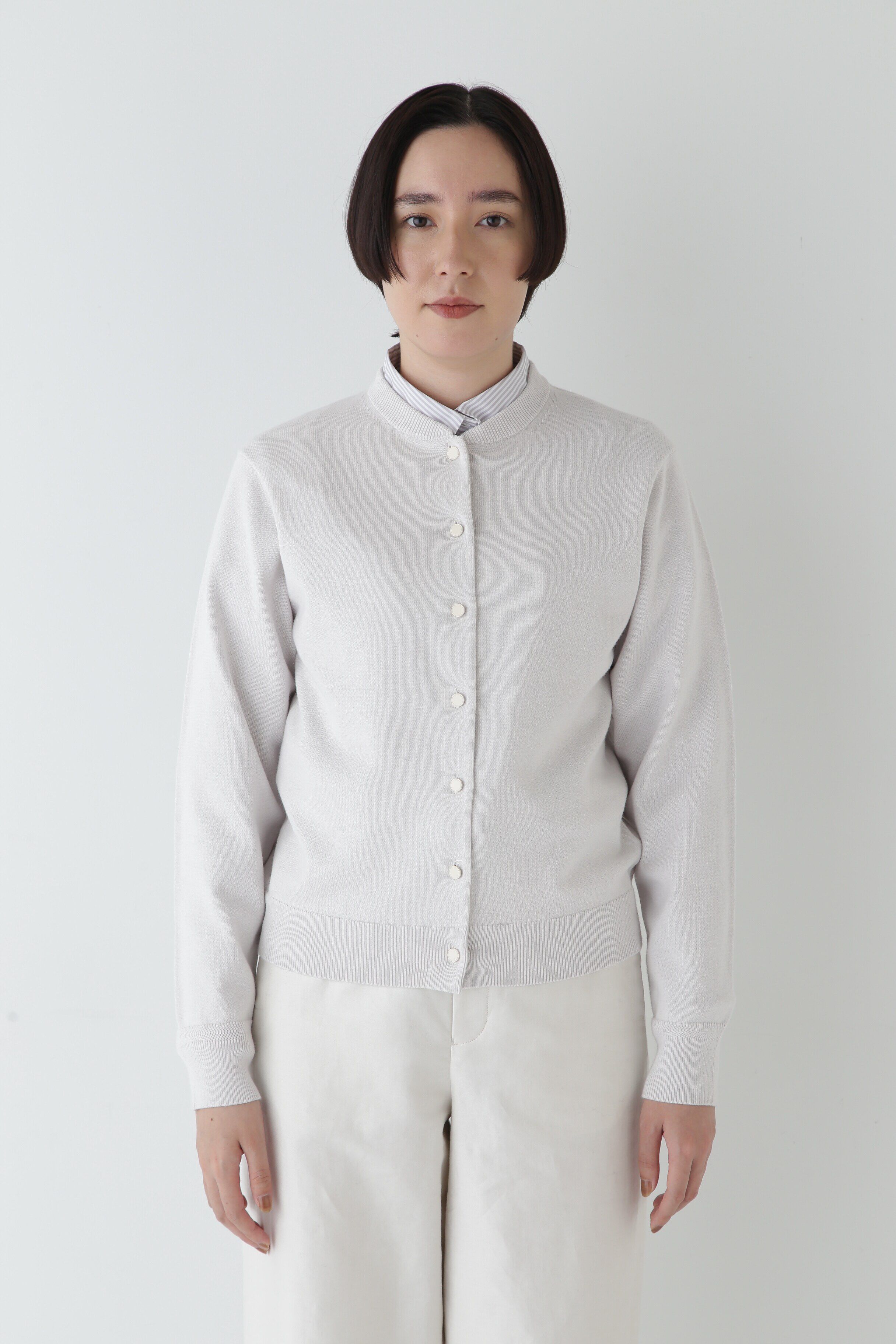  「◆【ウォッシャブル】コットンカシミヤ クルーネックカーディガン」|ニット・セーター|