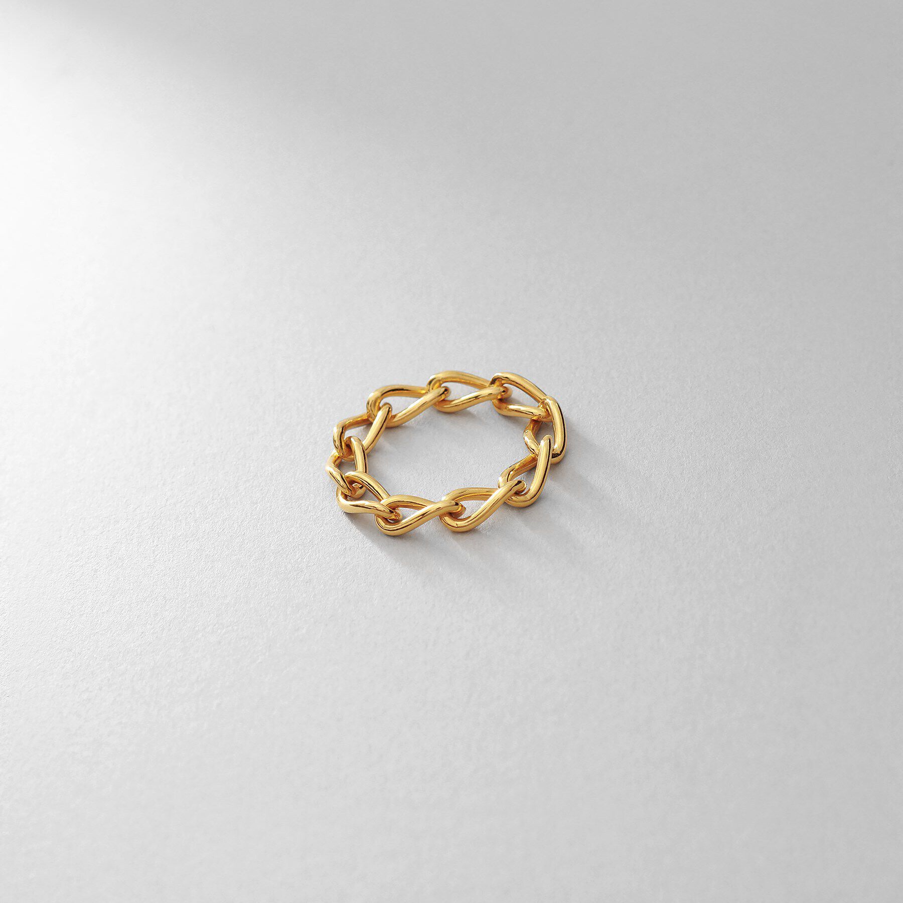 COCOSHNIK ONKITSCH「シルバー チェーンリング ロングカーブ GP」|リング|