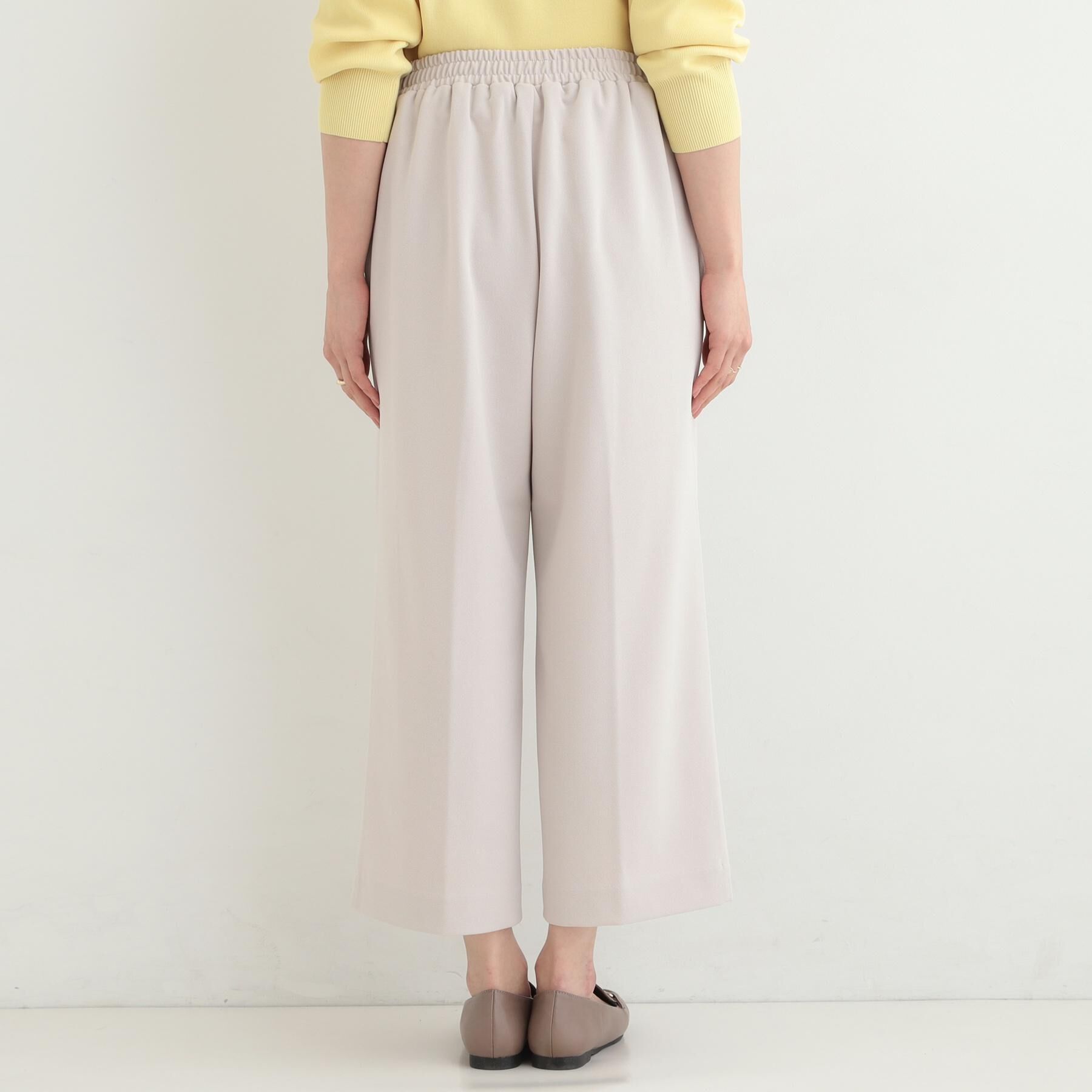 SHOO･LA･RUE「【高レビュー/S-LL/着丈選べる/洗濯後しわになりにくい】スマートに見えるイージーワイドパンツ」|その他|