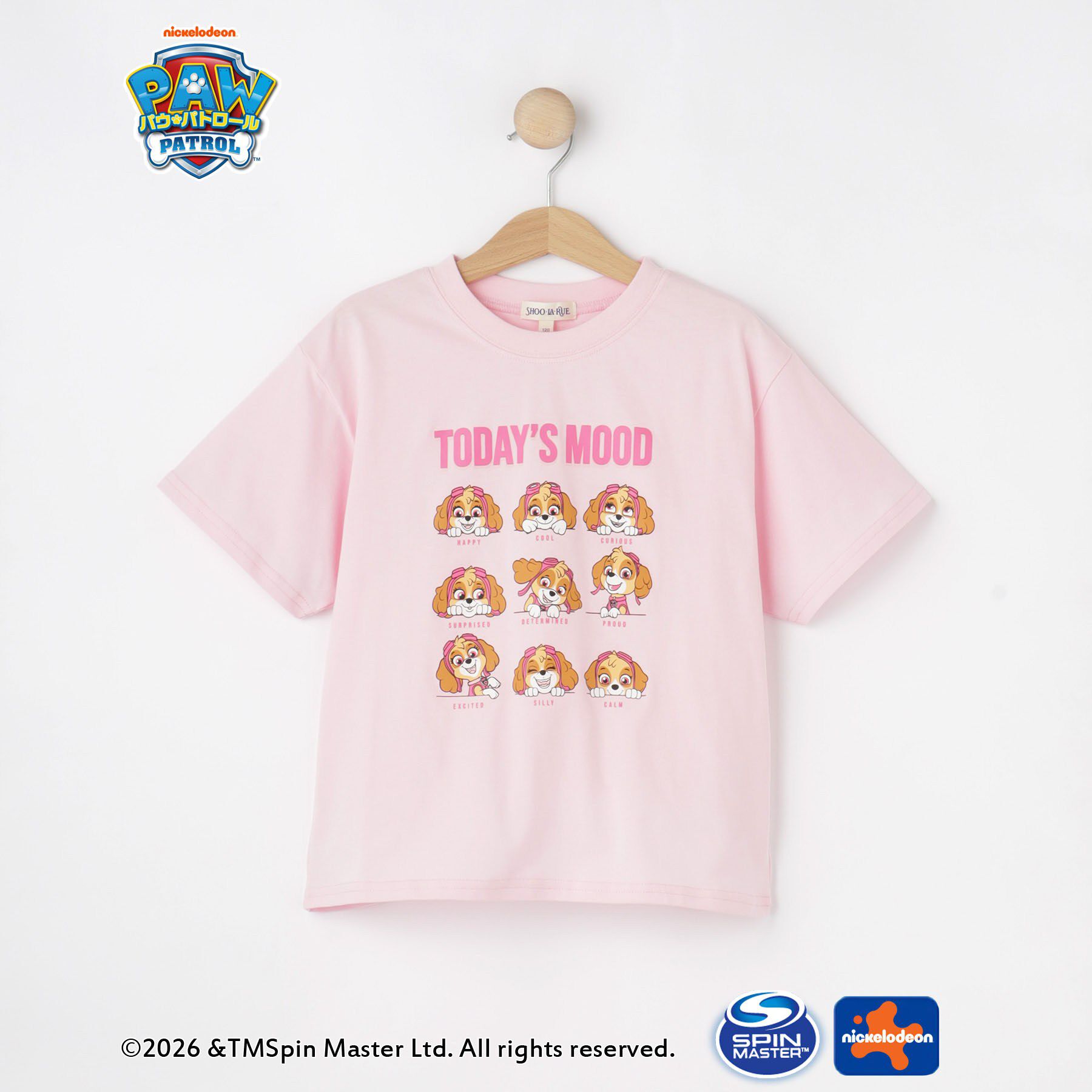 SHOO･LA･RUE「【PAW PATROL】フェイスプリントTシャツ」|Tシャツ・カットソー|ライトピンク(070
