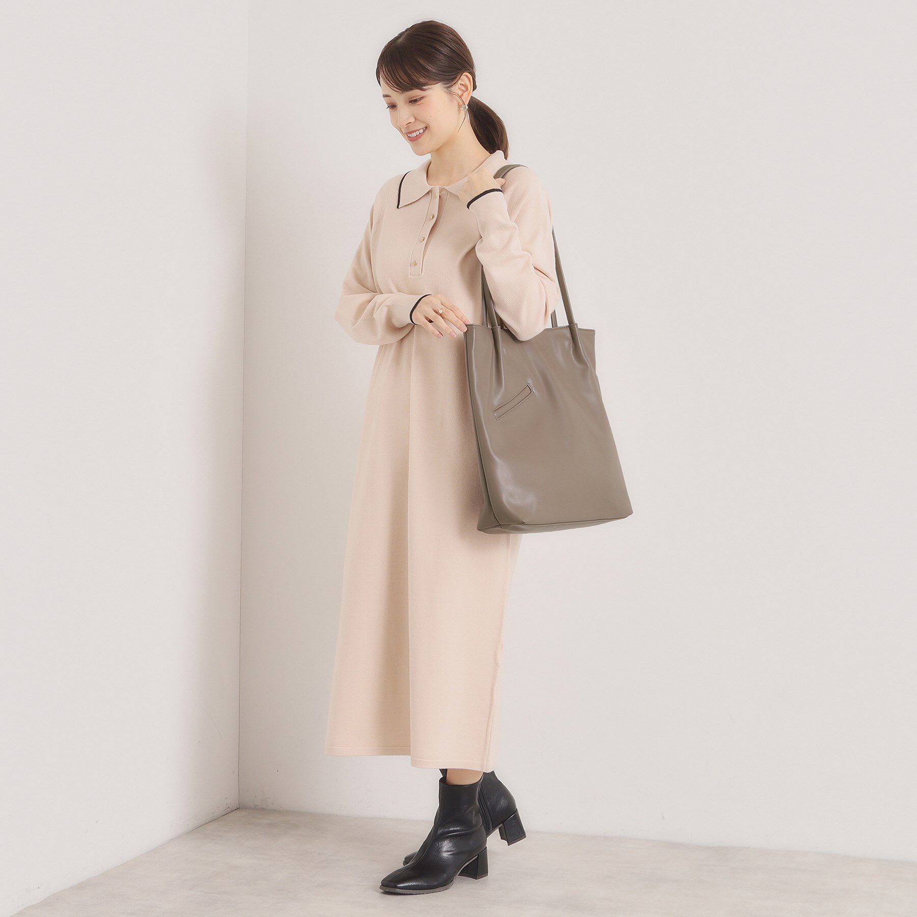 ITS&rsquo;DEMO「【A4対応】PUサブトート」|トートバッグ|