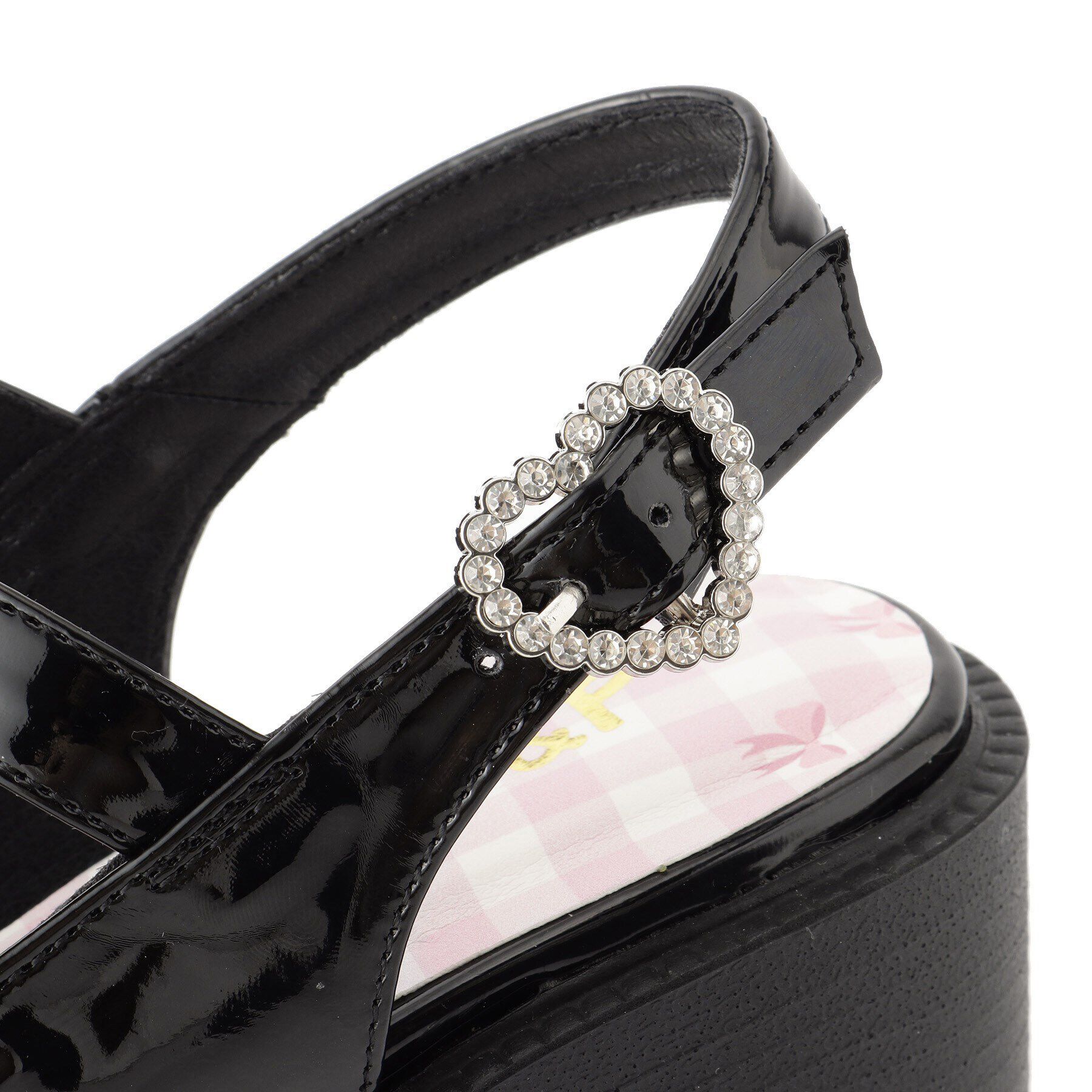 csT&P「厚底レース付きリボンベルトサンダル」|サンダル|