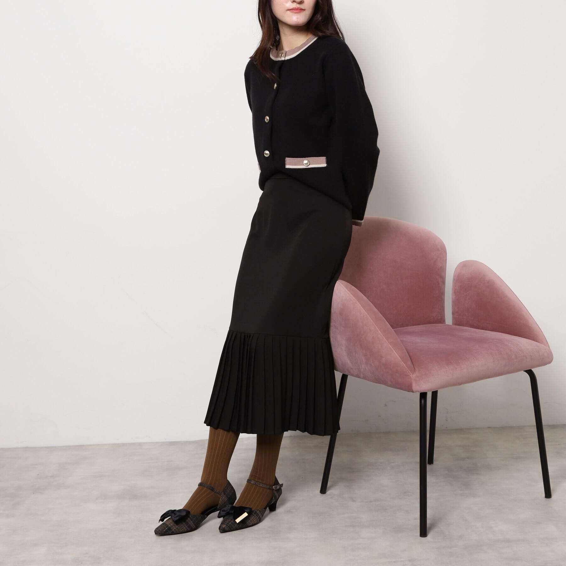 ESPERANZA「【EC限定】ベルベットリボン2WAYセパレートパンプス」|パンプス|