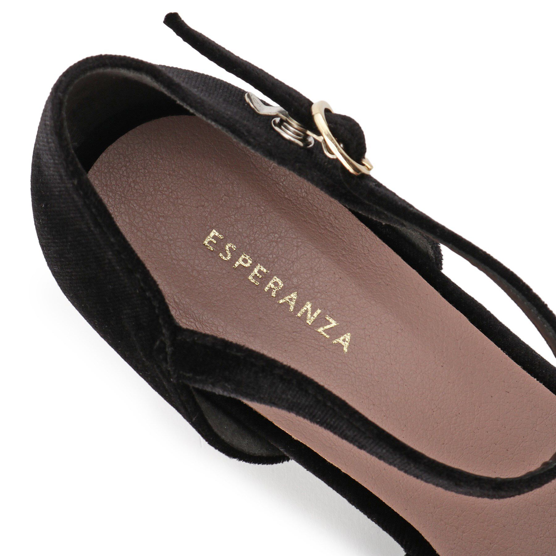 ESPERANZA「【EC限定】ベルベットリボン2WAYセパレートパンプス」|パンプス|