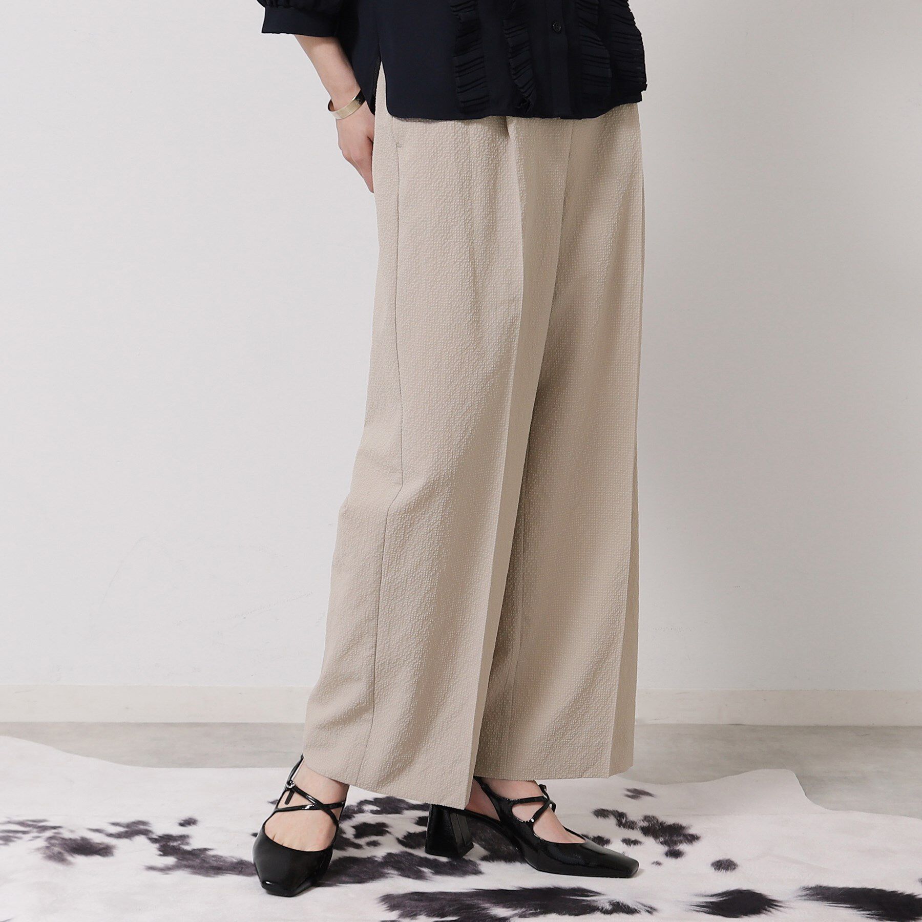 SunaUna「【ウエストゴム】ワイドパンツ」|その他|