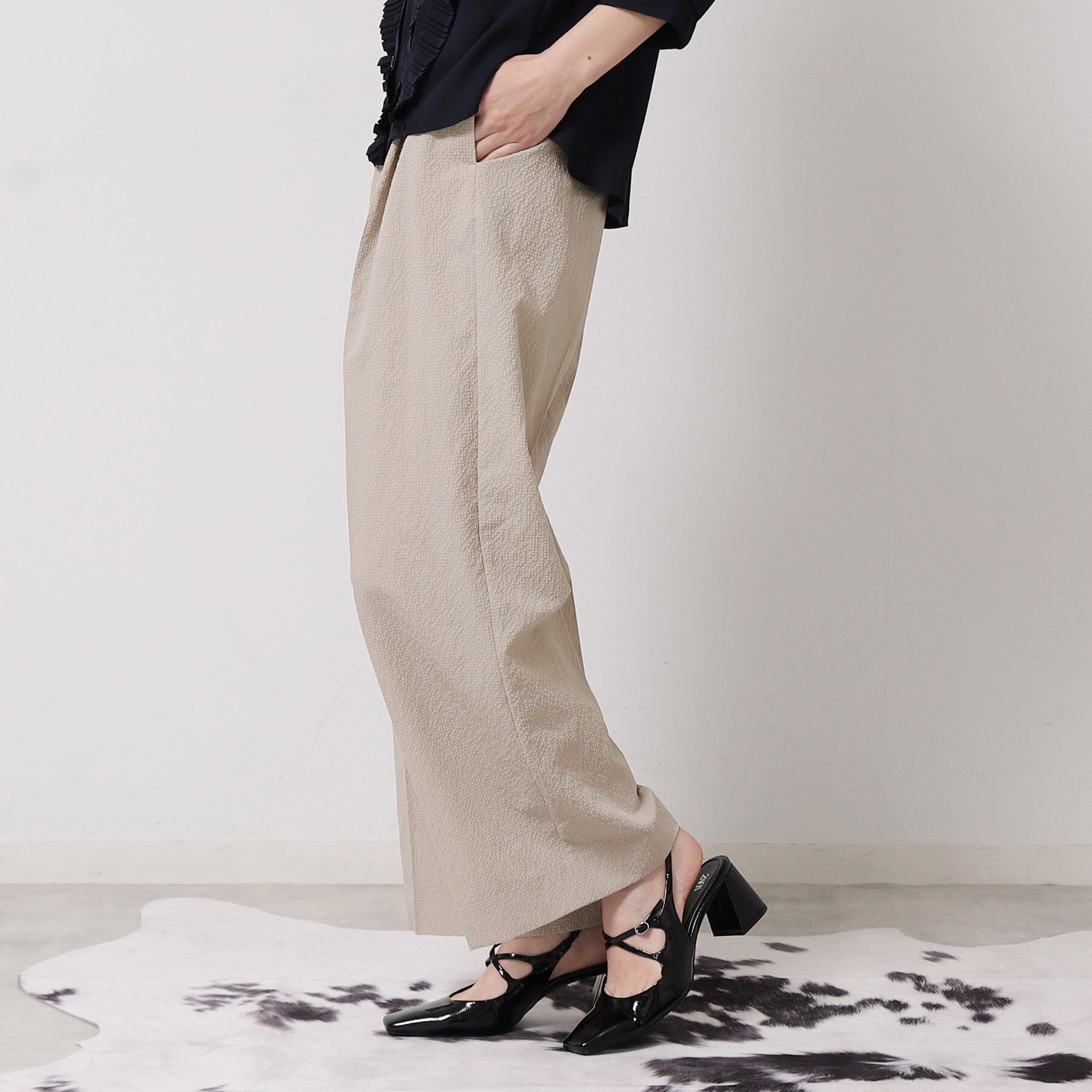 SunaUna「【ウエストゴム】ワイドパンツ」|その他|