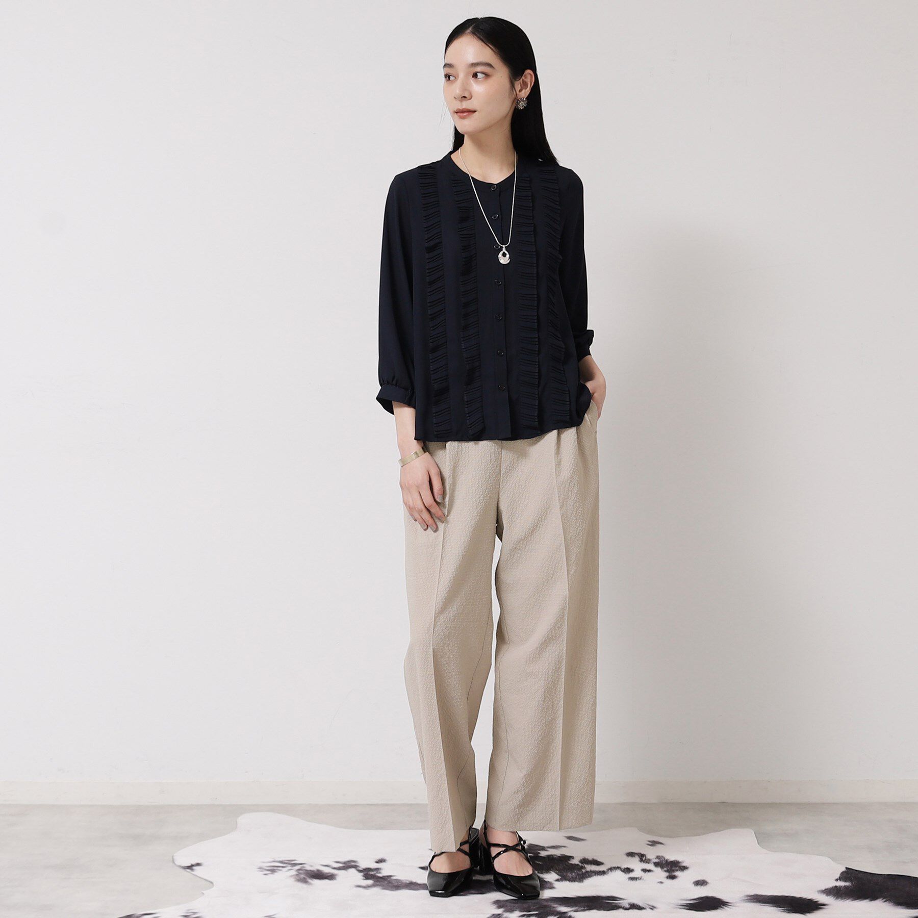 SunaUna「【ウエストゴム】ワイドパンツ」|その他|