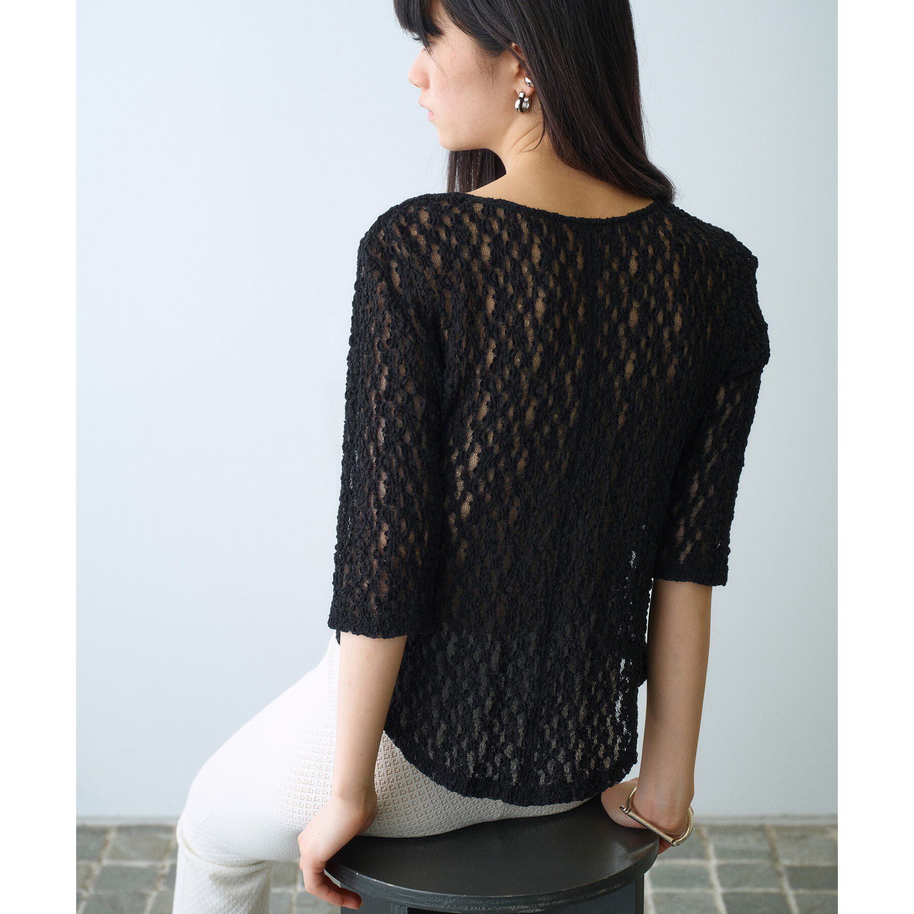 CODE A「lace layered pullover」|Tシャツ・カットソー|