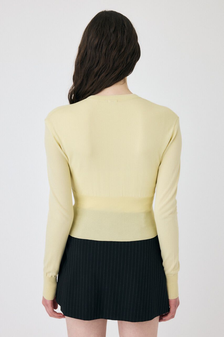 MOUSSY「WAIST SWITCHING カーディガン」|カーディガン|