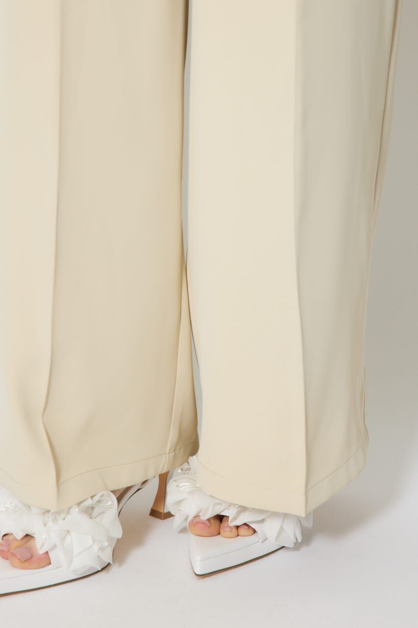 rienda「ベルトポイントハイウエストワイドパンツ」|その他|