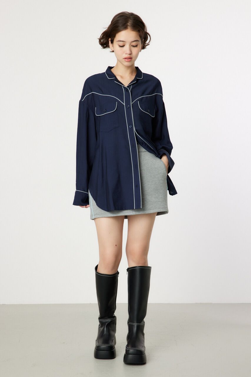 RODEO CROWNS「ラインミニスカート」|スカート|