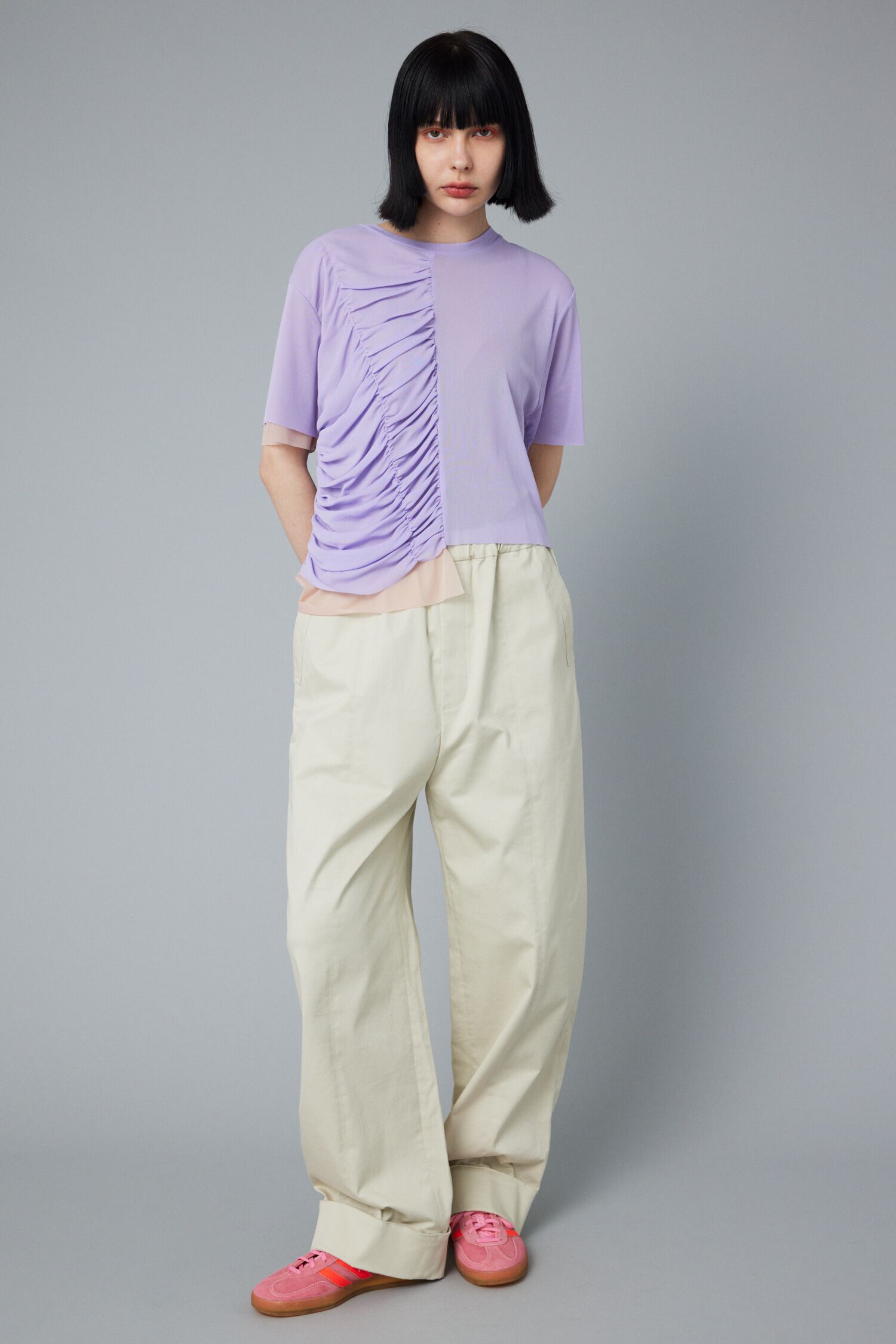 HeRIN.CYE「Cocoon cuff pants」|その他|O/WHT1