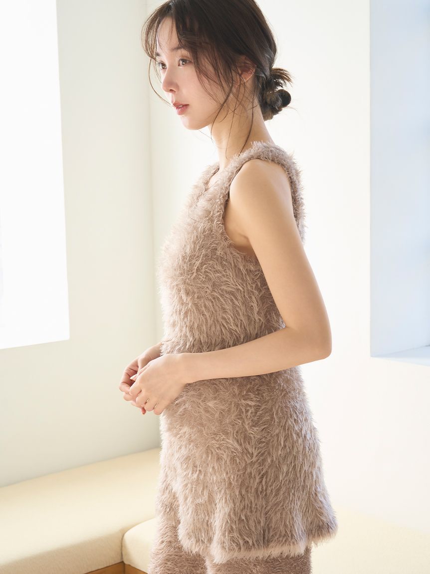 SNIDEL HOME「シャギーカップインタンクトップ」|ルームウェア|