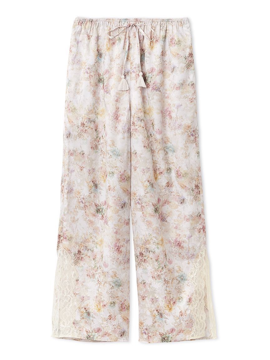 SNIDEL HOME「サテンジャガードロングパンツ」|ルームウェア|PBEG