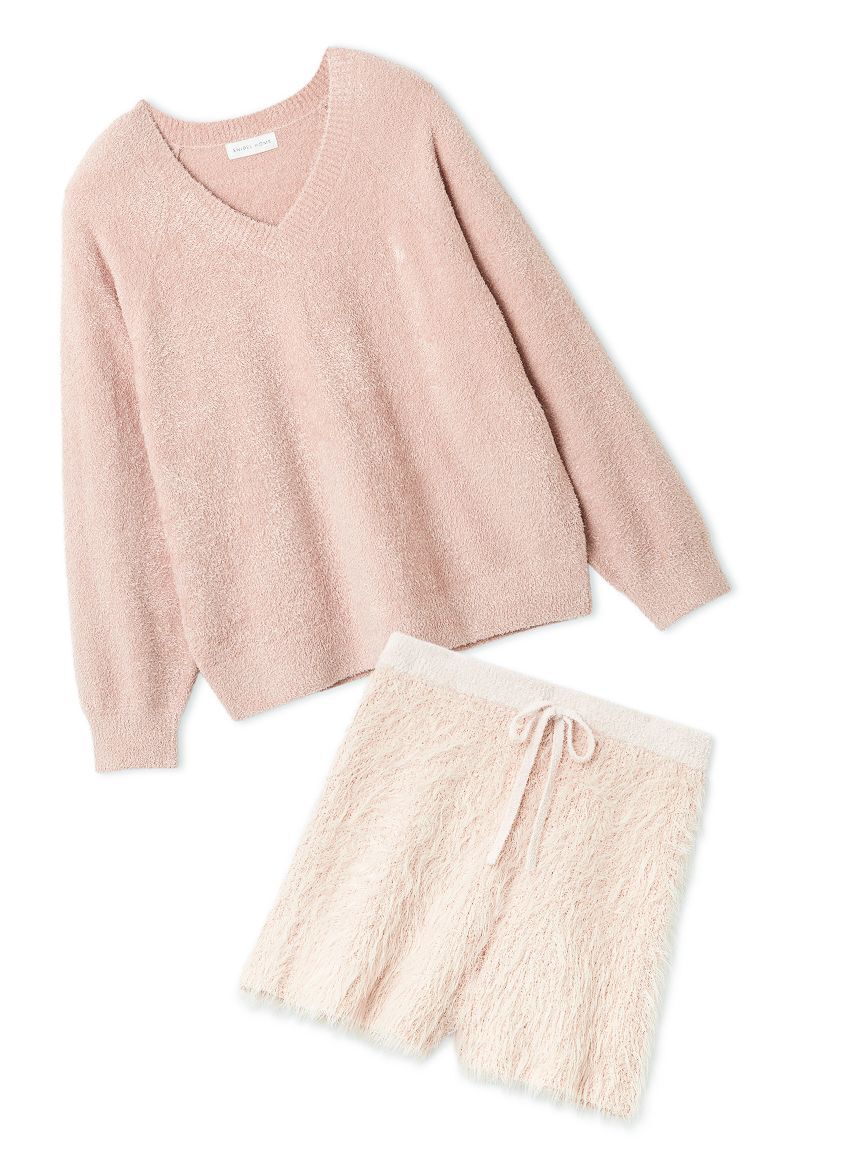 SNIDEL HOME「Vネックニット&times;ショートパンツセットアップ」|ルームウェア|