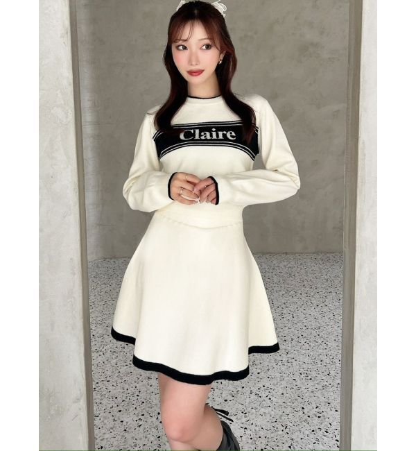 RESEXXY「バイカラージャガードニットセットアップ」|ニット・セーター|