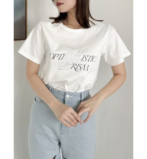 dazzlin「Optimistic PrismTシャツ」|Tシャツ・カットソー|オフホワイト