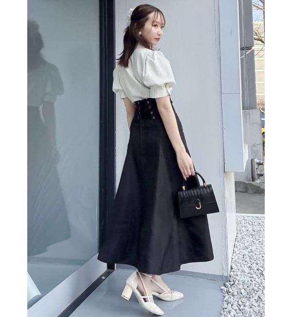 dazzlin「【再生産/新色登場】マルチボタンデザインブラウス」|シャツ・ブラウス|