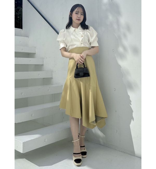 dazzlin「【再生産/新色登場】マルチボタンデザインブラウス」|シャツ・ブラウス|