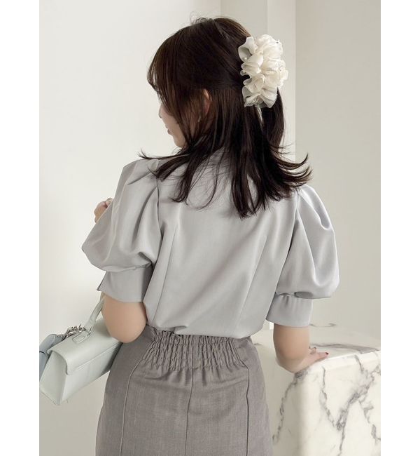 dazzlin「【再生産/新色登場】マルチボタンデザインブラウス」|シャツ・ブラウス|