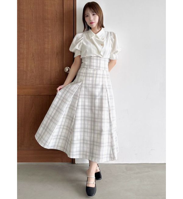 dazzlin「【再生産/新色登場】マルチボタンデザインブラウス」|シャツ・ブラウス|