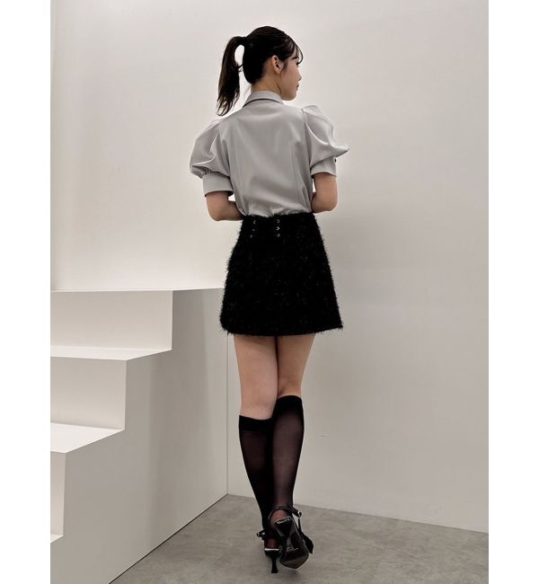 dazzlin「【再生産/新色登場】マルチボタンデザインブラウス」|シャツ・ブラウス|