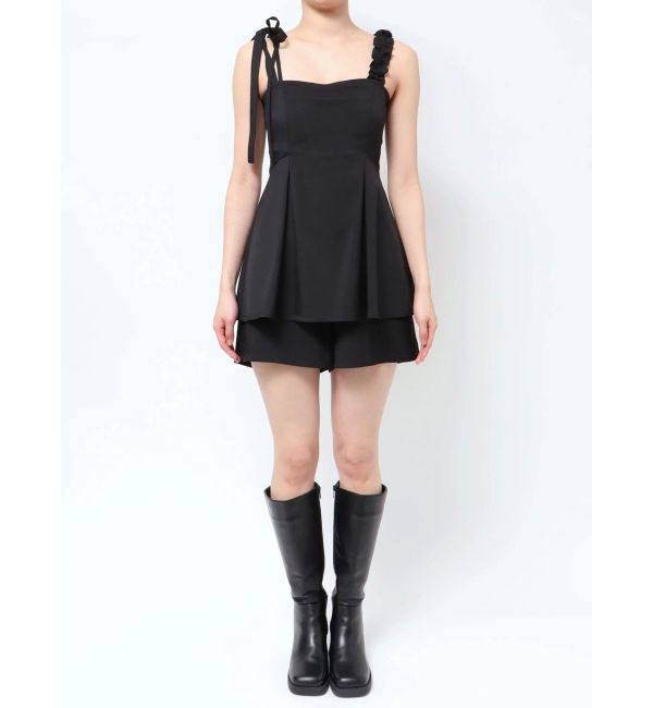 dazzlin「ペプラムロンパース」|ワンピース|