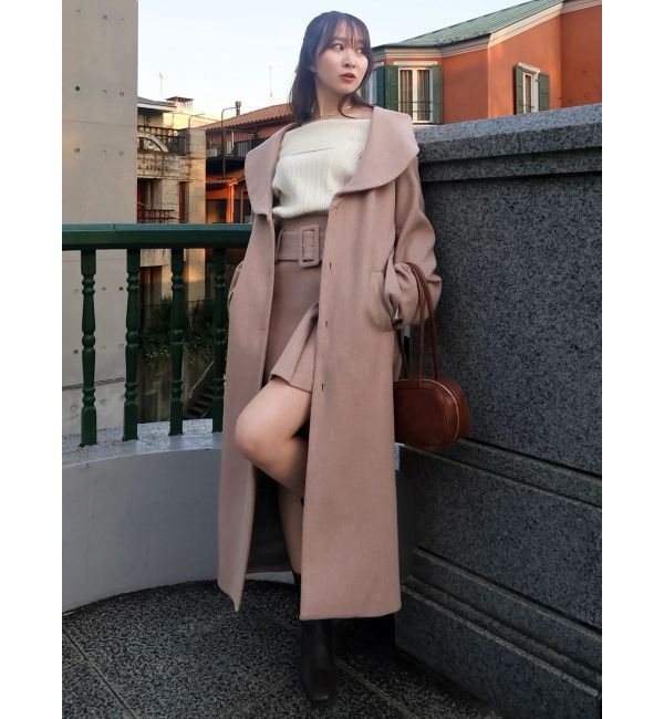 dazzlin「【久間田琳加コラボ】オフショルオーバーニットトップス」|ニット・セーター|