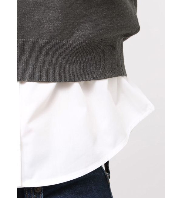 MURUA「シャツレイヤードマルチウェイニット」|ニット・セーター|