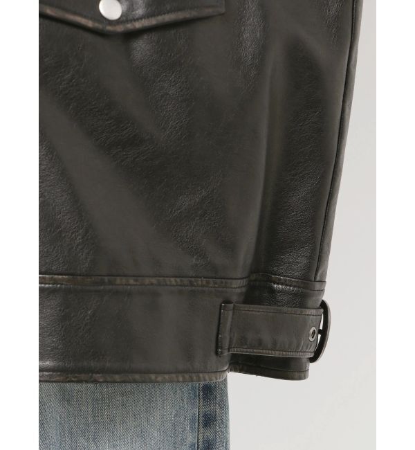 Ungrid「ルーズシルエットフェイクレザーブルゾン」|ブルゾン・スタジャン|