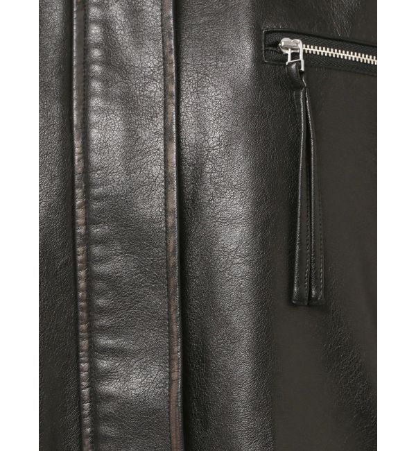 Ungrid「ルーズシルエットフェイクレザーブルゾン」|ブルゾン・スタジャン|