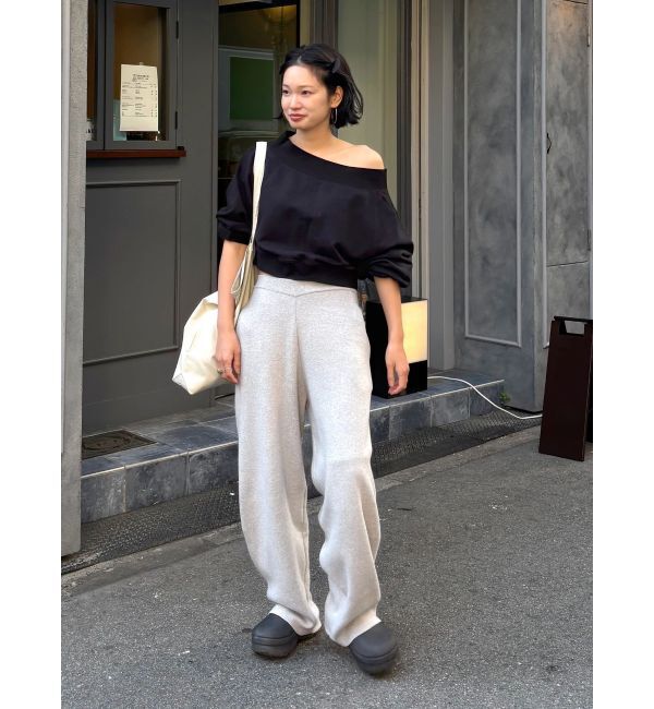 Ungrid「カシミヤ混ニットパンツ」|その他|