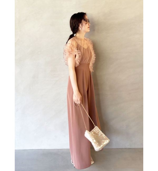 LAGUNAMOON「LADYバイカラーメロードッキングコンビネゾン」|ワンピース|