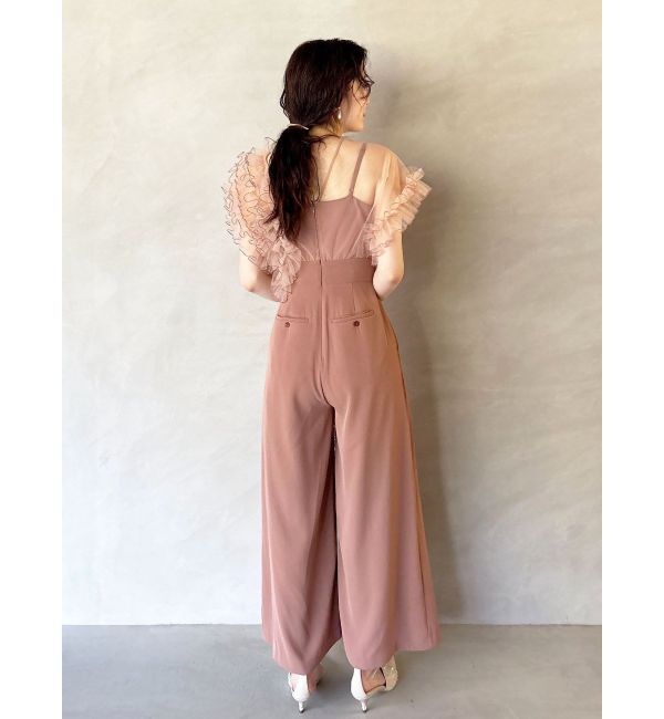 LAGUNAMOON「LADYバイカラーメロードッキングコンビネゾン」|ワンピース|