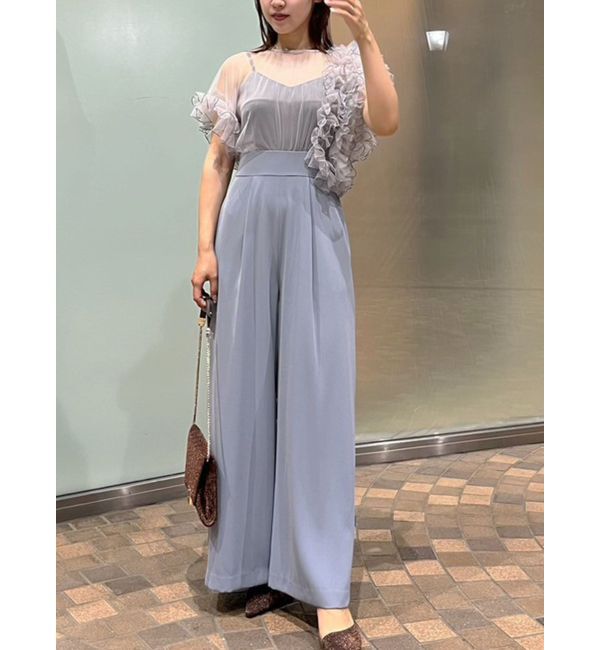 LAGUNAMOON「LADYバイカラーメロードッキングコンビネゾン」|ワンピース|