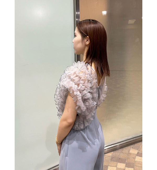 LAGUNAMOON「LADYバイカラーメロードッキングコンビネゾン」|ワンピース|