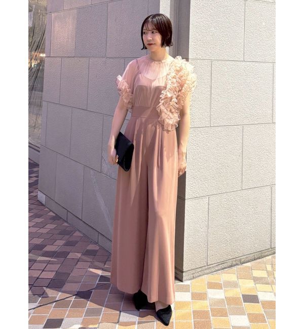 LAGUNAMOON「LADYバイカラーメロードッキングコンビネゾン」|ワンピース|