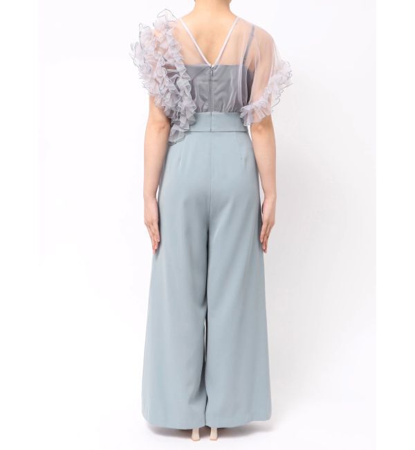 LAGUNAMOON「LADYバイカラーメロードッキングコンビネゾン」|ワンピース|