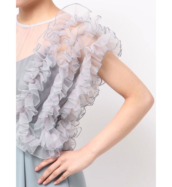 LAGUNAMOON「LADYバイカラーメロードッキングコンビネゾン」|ワンピース|