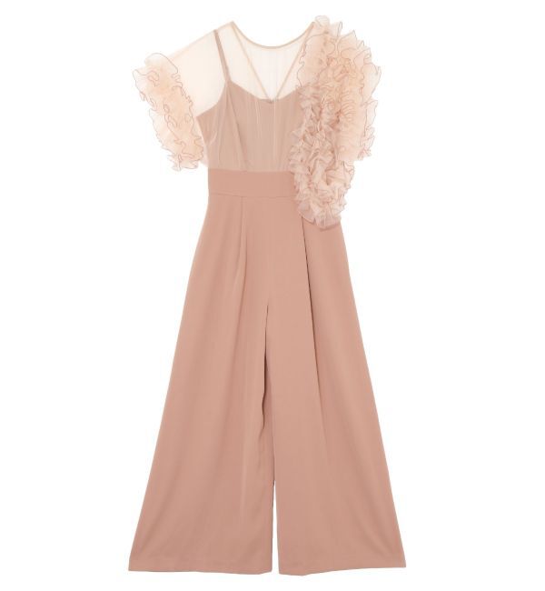 LAGUNAMOON「LADYバイカラーメロードッキングコンビネゾン」|ワンピース|