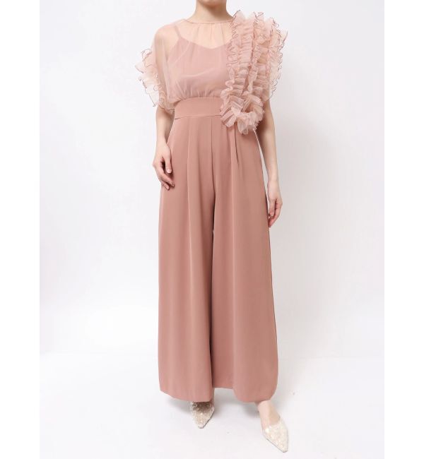 LAGUNAMOON「LADYバイカラーメロードッキングコンビネゾン」|ワンピース|