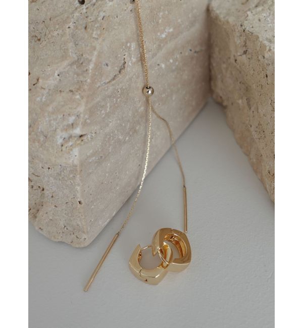 LAGUNAMOON「【ソンイさんコラボ】スクエアピアス」|ピアス|