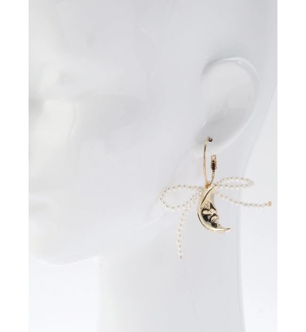 EVRIS「RIBBON SUNNY MOTIF ピアス」|ピアス|