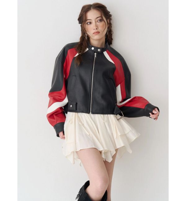 EVRIS「フリルリボンミニスカート」|スカート|