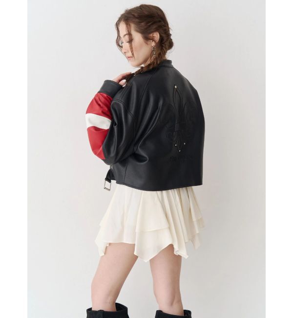 EVRIS「フリルリボンミニスカート」|スカート|