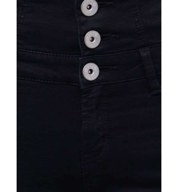 GYDA「【TINY】ハイウエストウエストクロススキニーデニムパンツ」|デニム|