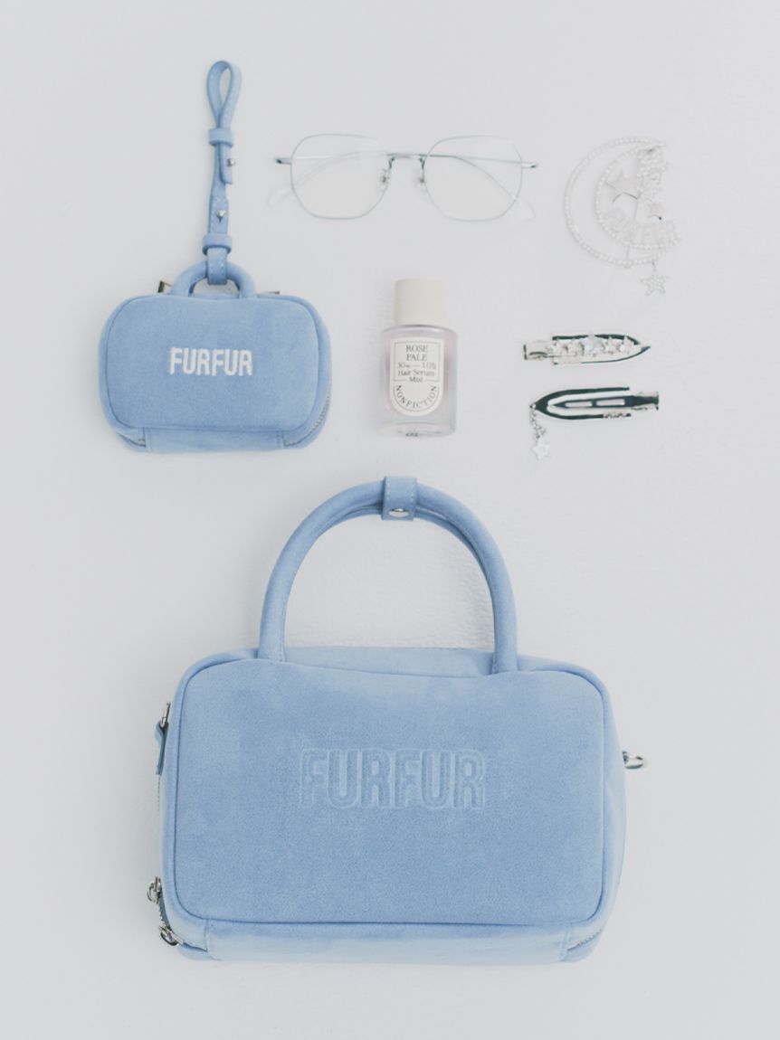 FURFUR「【限定カラー】バリエーションスクエアボストンバッグ」|ボストンバッグ|SAX