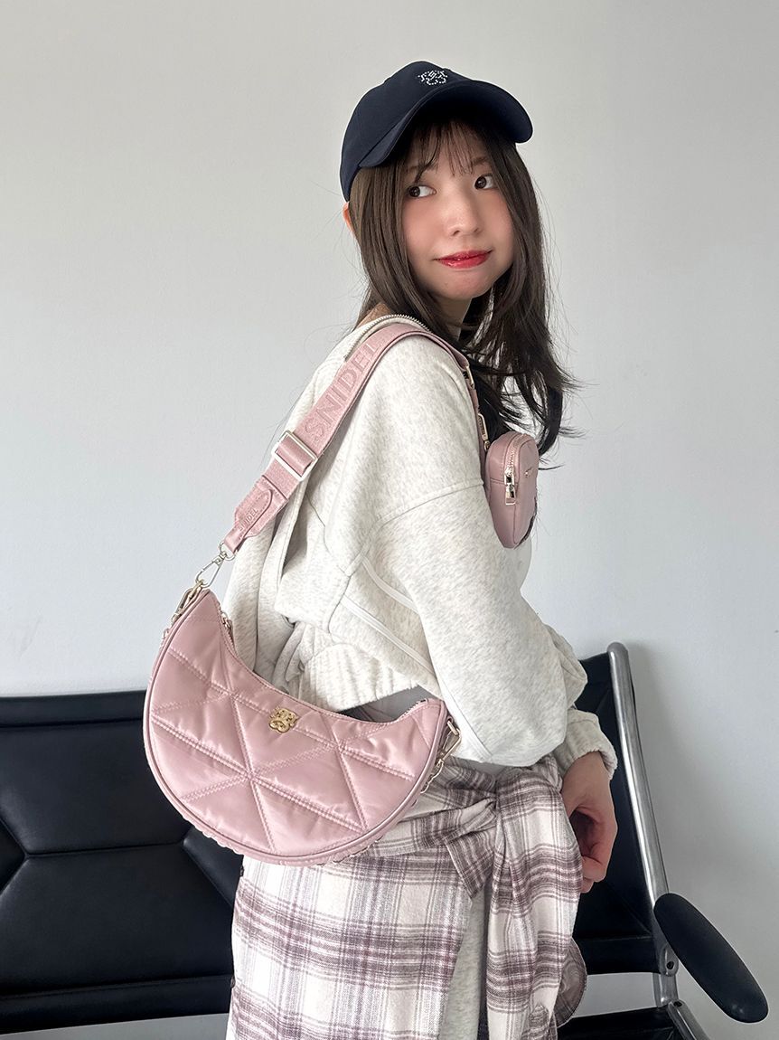 SNIDEL「【新色追加/WEB限定】マルチウェイムーンバッグ」|ショルダー・メッセンジャー|