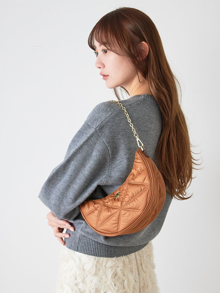 SNIDEL「【新色追加/WEB限定】マルチウェイムーンバッグ」|ショルダー・メッセンジャー|