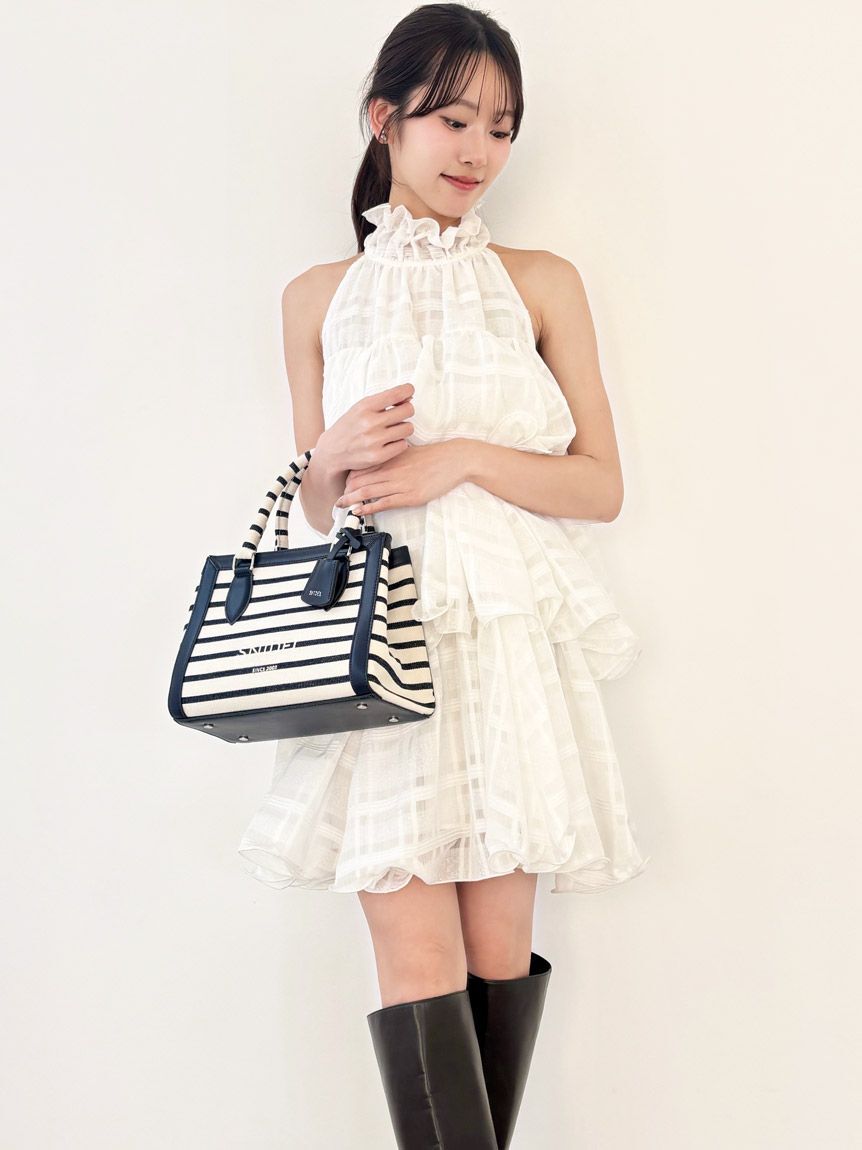 SNIDEL「ボリュームエアリーミニワンピース」|ワンピース|